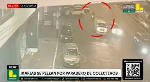 Cámaras de seguridad captaron cómo fue el ataque a colectiveros informales en Av. México [VIDEO]