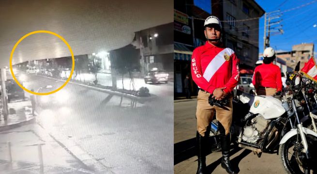 Huancayo: Policía muere luego de ser atropellado por taxista [VIDEO]