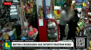 Delincuentes matan a bodeguero que intentó frustrar robo a su tienda [VIDEO]