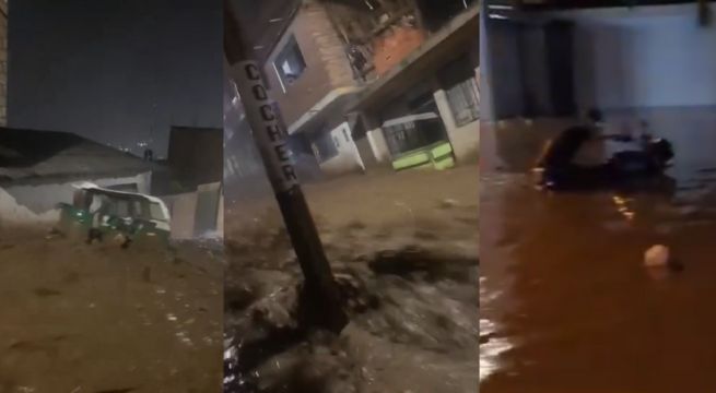 Huánuco: reportan fuertes lluvias que han inundado la ciudad [VIDEO]