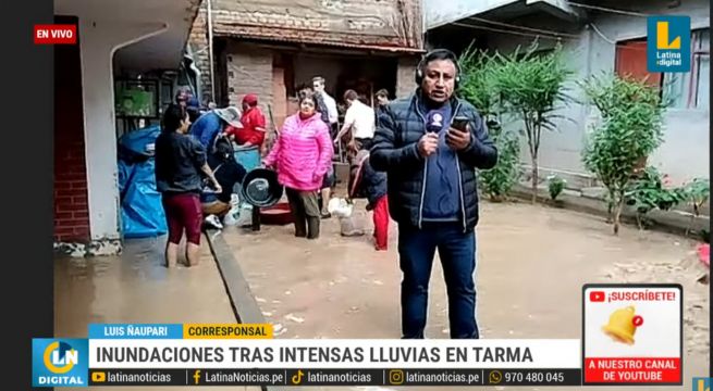 Fuertes lluvias inundan Tarma: Bomberos no cuentan con motobombas [VIDEO]