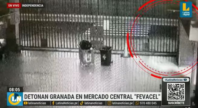 Detonan granada en mercado ubicado al lado de Plaza Norte: explosivo dejó dos heridos