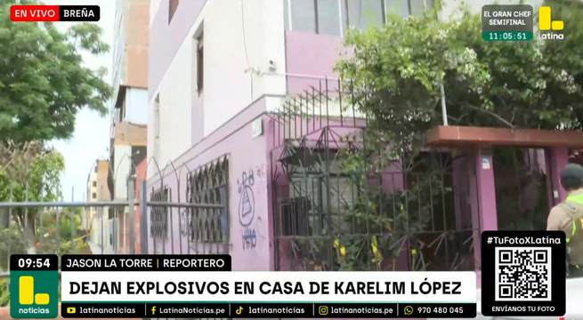 Pedro Castillo: dejan explosivos en la puerta de Karelim López, empresaria vinculada a expresidente