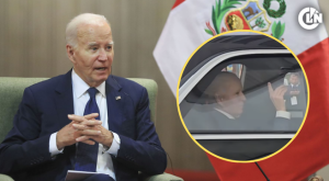 El curioso saludo de Joe Biden al llegar al Centro de Convenciones para asistir al foro APEC | VIDEO