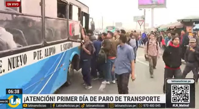 No se sintió falta de transporte público en primer día del paro | VIDEO