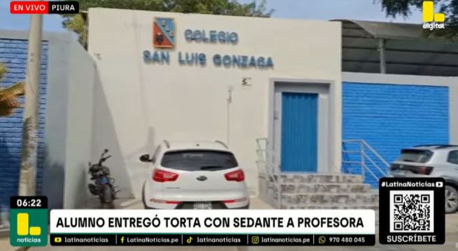 Profesora termina en hospital tras consumir torta con sedante que le invitó alumno