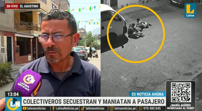 El Agustino: falsos colectiveros asaltan a tres personas y las abandonan maniatadas | VIDEO