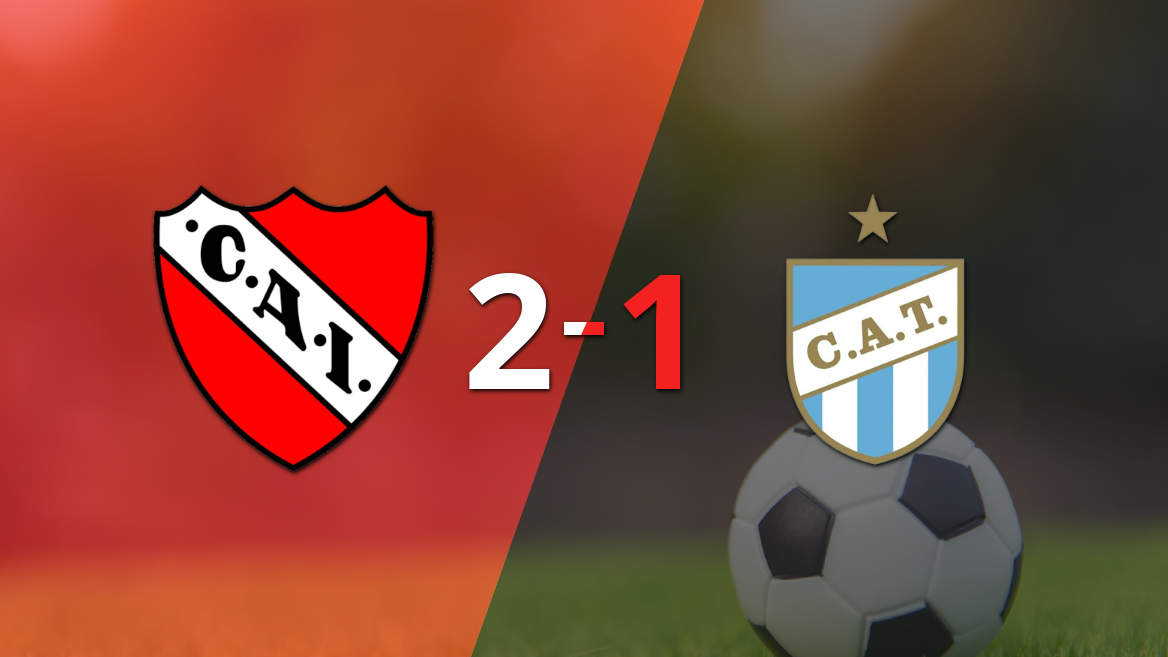 Atlético Tucumán sufre una derrota 2-1 contra Independiente