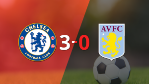 Chelsea liquidó con una goleada a Aston Villa por 3 a 0