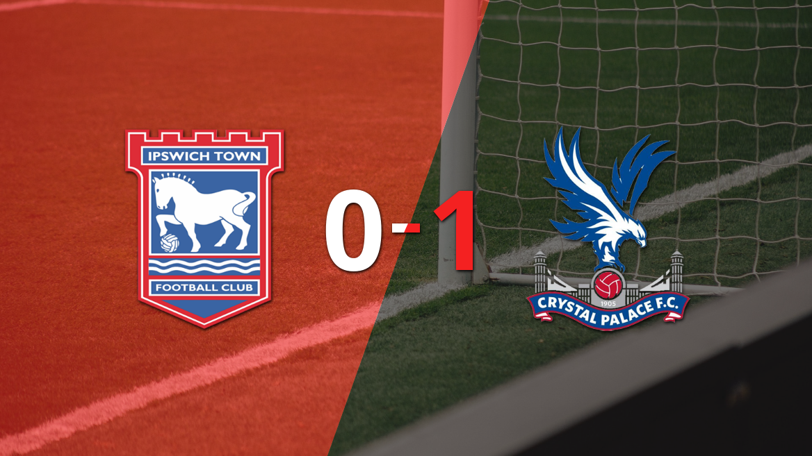 Crystal Palace se quedó con el triunfo 1-0 ante Ipswich Town con un gol de Jean-Philippe Mateta