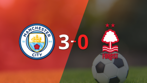 Nottingham Forest sucumbe ante Manchester City en una goleada 3-0