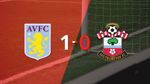 Aston Villa venció a Southampton 1 a 0 en el estadio Villa Park