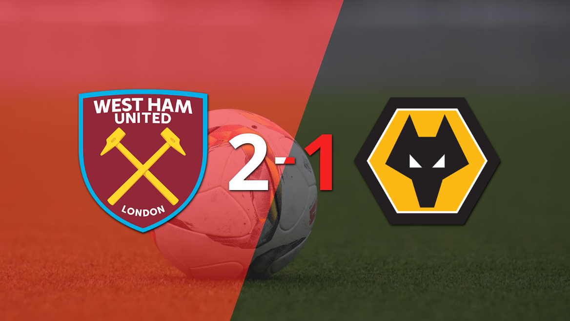 Wolverhampton no pudo con West Ham United y cayó por 2-1