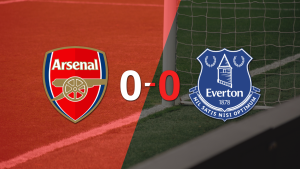 Cero a cero terminó el partido entre Arsenal y Everton