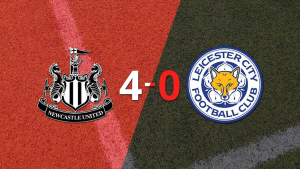 Leicester City cayó ante Newcastle United con dos goles de Jacob Murphy