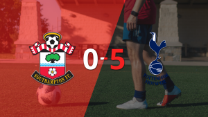 Doblete de James Maddison en la goleada de Tottenham frente a Southampton