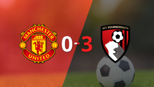 Manchester United no pudo contener la fuerza de Bournemouth y cayó derrotado por 3 a 0