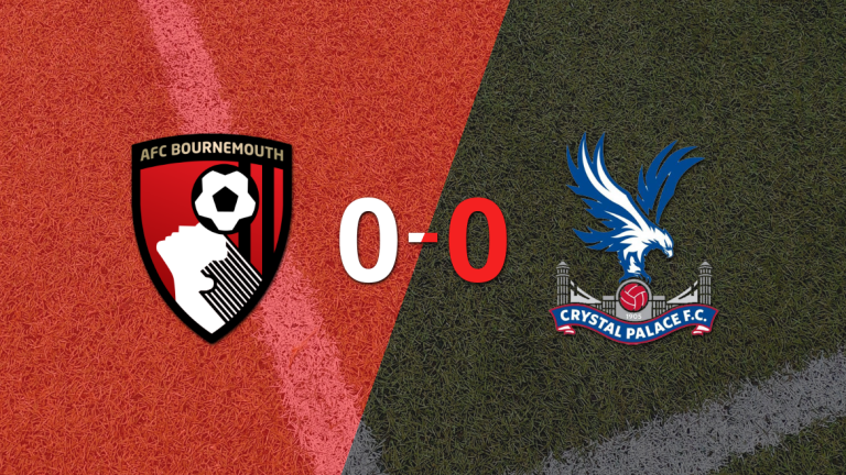 Sin goles, Bournemouth y Crystal Palace igualaron el partido