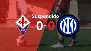 El partido entre Fiorentina e Inter ha sido suspendido