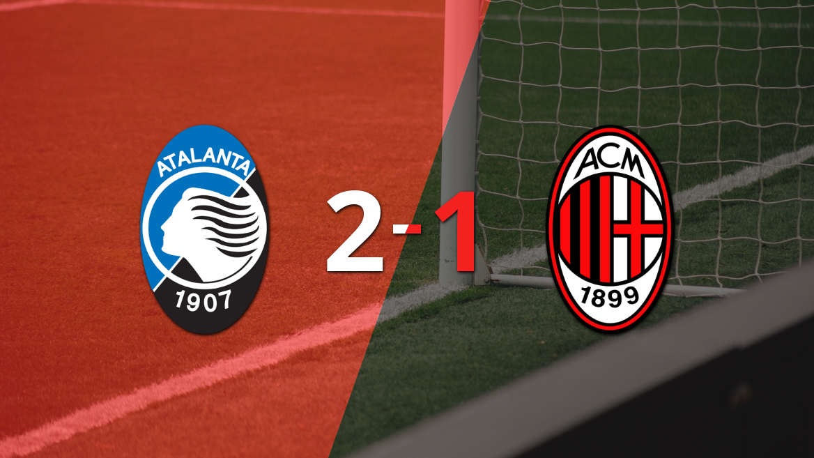 Con un gol agónico, Atalanta consiguió una victoria por 2 a 1 ante Milan