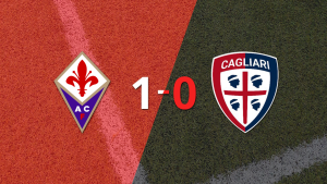 Con un solo gol, Fiorentina derrotó a Cagliari en el estadio Artemio Franchi