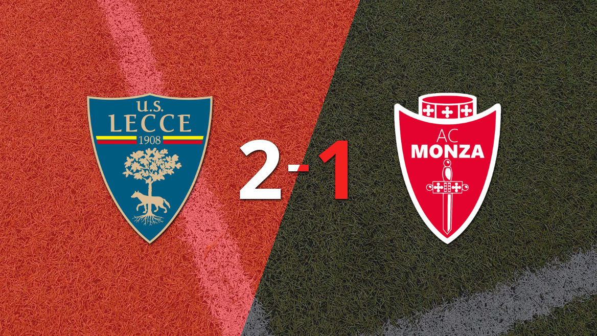 Victoria de Lecce sobre Monza por 2-1