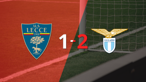 Victoria apretada de Lazio por 2-1 sobre Lecce con un gol agónico incluido