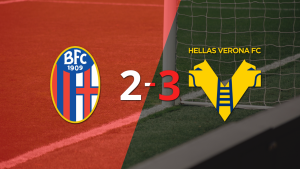 Derrota de Bologna ante Hellas Verona a pesar del doblete de Benjamín Domínguez