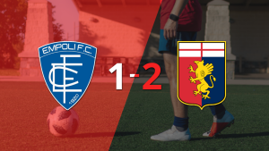 Empoli no logró superar la firmeza de Genoa y cayó 2 a 1