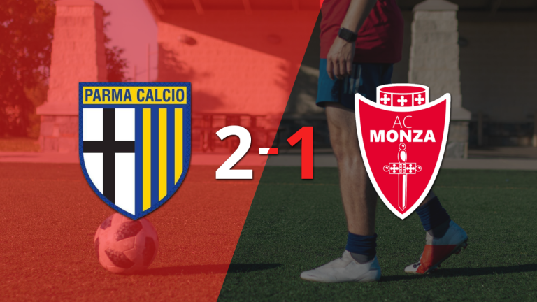 Con un gol agónico, Parma venció a Monza por 2 a 1