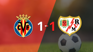 Villarreal no pudo en casa ante Rayo Vallecano y empataron 1-1