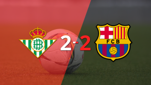 Empate agónico de Betis ante Barcelona con un decisivo gol de Assane Diao