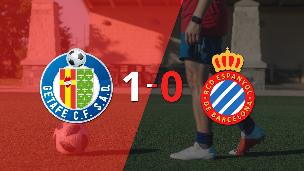 Con gol de Alvaro Rodriguez, Getafe le ganó a Espanyol por 1 a 0