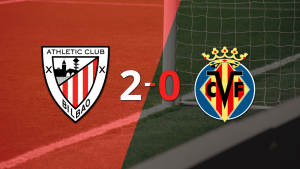 Athletic Bilbao le ganó con claridad a Villarreal por 2 a 0