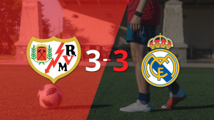 Emocionante empate con muchos goles entre Rayo Vallecano y Real Madrid