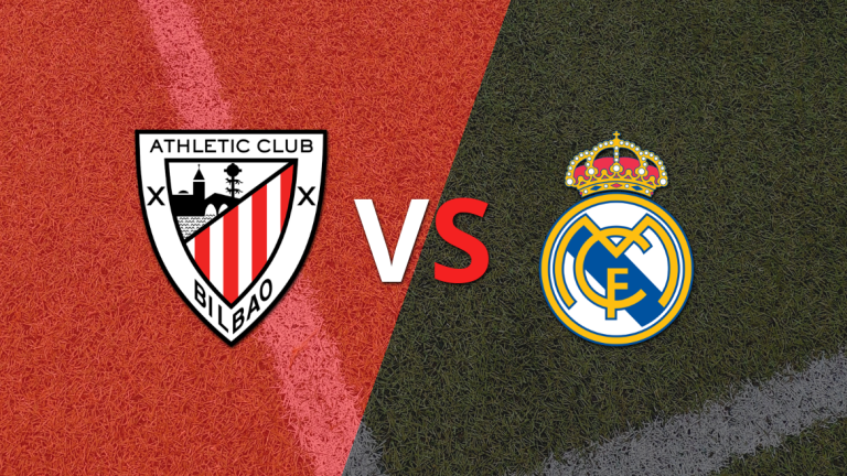 Inicia el partido entre Athletic Bilbao y Real Madrid