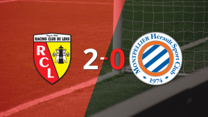 Lens le ganó con claridad a Montpellier por 2 a 0