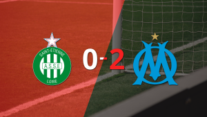 Olympique de Marsella demuestra su superioridad ante Saint Etienne con un 2 a 0