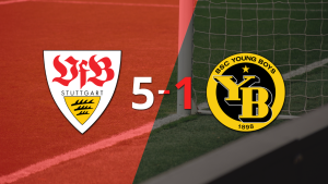 Stuttgart arrasó con una remontada y goleó 5-1 a Young Boys