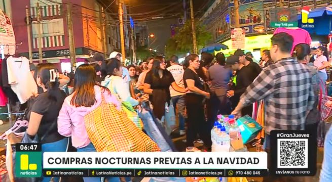 Venta de ropa en Gamarra aumenta a pocos días de Navidad: familias gastan hasta 700 soles