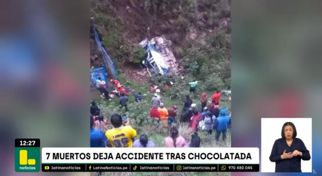 Cusco: siete muertos y varios heridos tras despiste de una minivan [VIDEO]