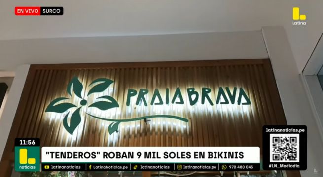 Roban más de 9 mil soles en reconocida tienda de bikinis del Jockey Plaza [VIDEO]