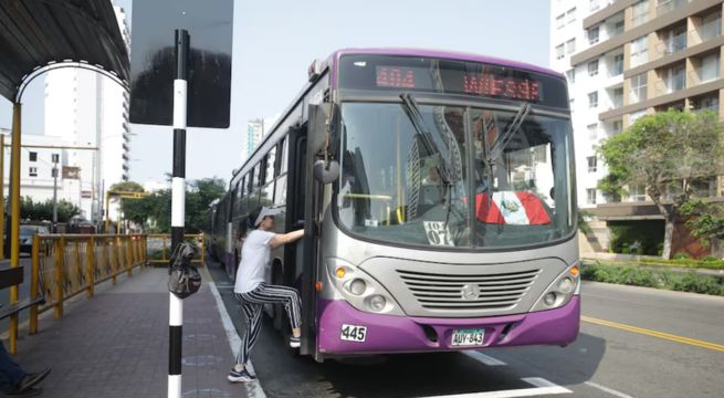 ATU modifica paraderos del Corredor Morado: esta es la nueva ruta de los buses