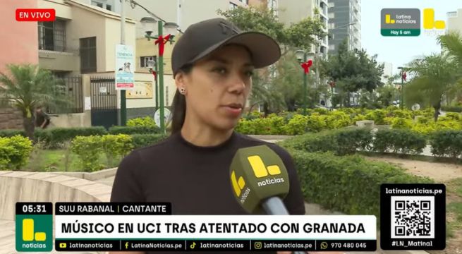 Suu Rabanal tras ataque con granada a integrante de su orquesta: “Es una situación muy difícil y triste”