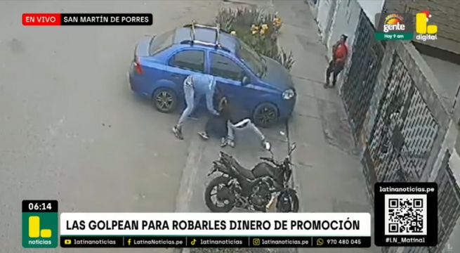 Delincuentes agreden a madres para robarles dinero de fiesta de promoción [VIDEO]