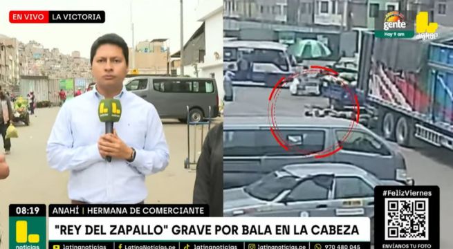 Comerciante grave tras recibir bala perdida durante persecución