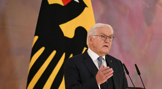 Presidente de Alemania disuelve el Congreso y adelanta elecciones