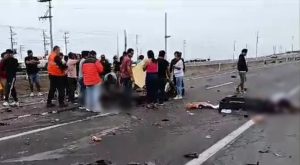 Trágico accidente deja un muerto y un herido en plena Panamericana Sur