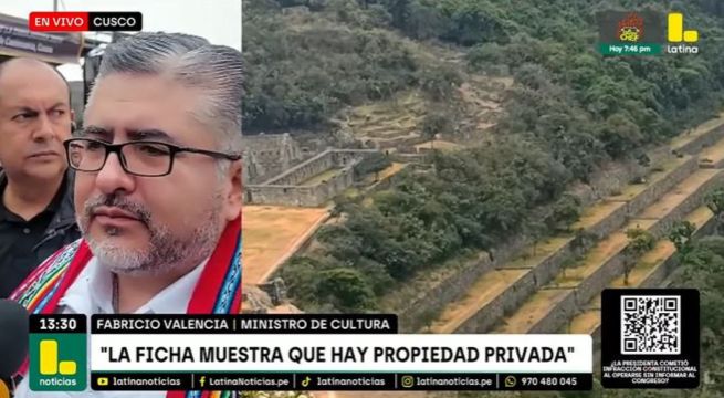 Ministro de Cultura sobre venta de terrenos en Choquequirao: “La ficha muestra que hay propiedad privada”