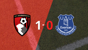 Con un solo gol, Bournemouth derrotó a Everton en el Vitality Stadium